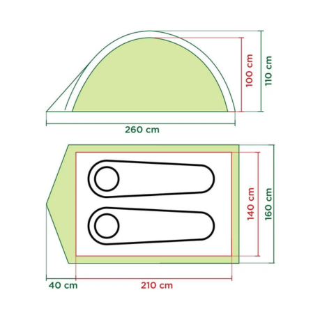Coleman Darwin 2 Tent