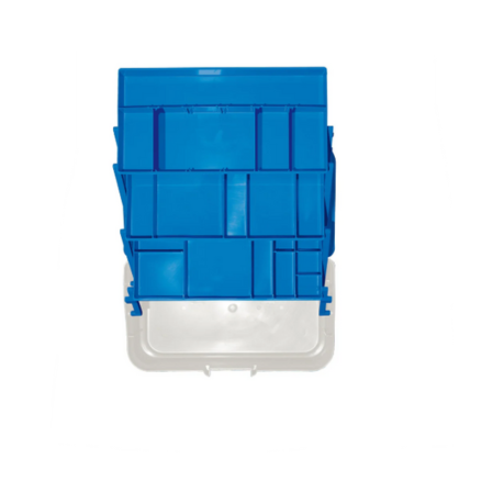149 White and Blue Tackle Box, with 3 Shelves